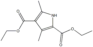 3,5-二甲基吡咯-2,4-二羧酸二乙酯,,结构式