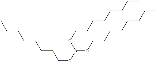 Trioctyl borate Structure