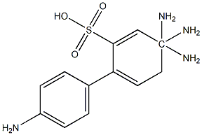 4,4-二氨基联苯胺-2-磺酸,,结构式