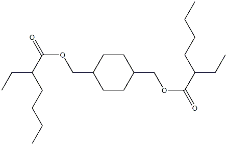 1,4-Cyclohexanedimethanol bis(2-ethylhexanoate) Structure