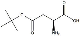 L-Aspartic acid 4-tert-butyl ester Structure