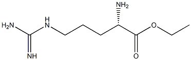 Arginine ethyl ester 化学構造式