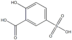 二水5-磺基水杨酸, , 结构式