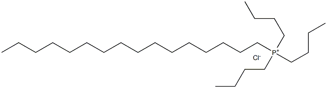 Cetyltributylphosphonium chloride Structure