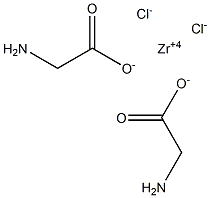 Zirconium chloride glycinate Structure