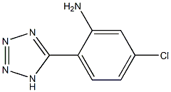 5-(4-氯-2-氨基苯基)四氮唑, , 结构式