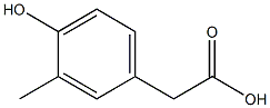 4-Hydroxy-3-methylphenylacetic acid Structure