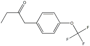 4-trifluoromethoxyphenyl butanone Struktur