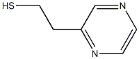 2-吡嗪基乙硫醇,,结构式