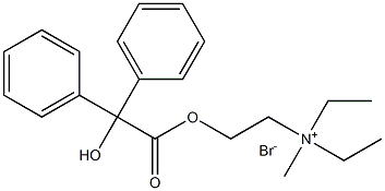 MethylbenactyziumBromide Structure