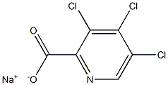 三氯吡啶酚钠,,结构式