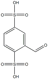 2-甲酰-1,4-苯二磺酸, , 结构式