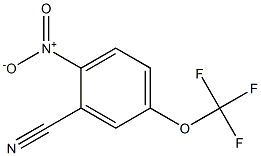 2-硝基-5-三氟甲氧基苯腈,,结构式