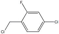 4-Chloro-2-fluorobenzyl chloride Struktur