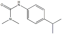 1,1-dimethyl-3-(4-isopropylphenyl)urea 化学構造式