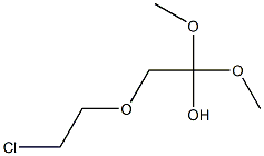 二甲基缩醛2(2-氯乙氧基)乙醇, , 结构式