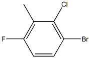3-bromo-2-chloro-6-fluorotoluene Structure