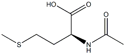 乙酰-L-蛋氨酸 结构式
