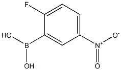 5-Nitro-2-fluorophenylboronic acid Structure