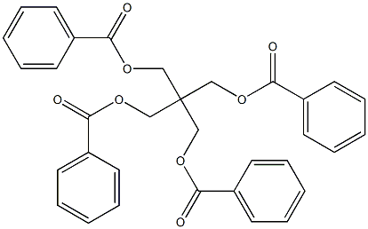 Pentaerythritol tetrabenzoate Struktur