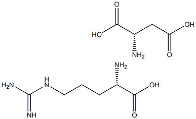 L-arginine-L-aspartate Struktur