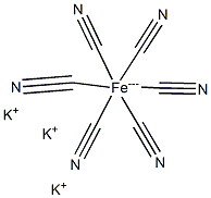 六氰合铁酸钾,,结构式