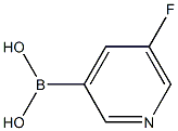 5-氟吡啶-3-硼酸 结构式