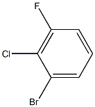 2-氯-3-氟溴苯,,结构式