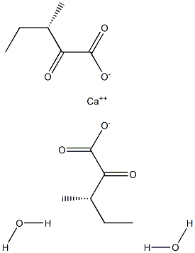 2-keto isoleucine calcium dihydrate Structure