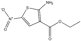 2-Amino-3-ethoxycarbonyl-5-nitrothiophene Structure
