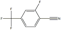3-氟-4-腈基三氟甲苯 结构式
