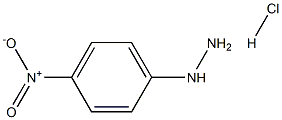 对硝基苯肼盐酸盐, , 结构式