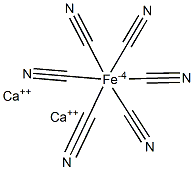 亚铁氰化钙, , 结构式