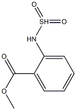 2-磺酰胺基苯甲酸甲酯 结构式