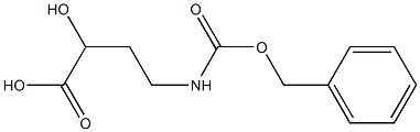 4-苄氧羰基氨基-2-羟基丁酸,,结构式