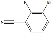 3-溴-2-氟苯腈,,结构式
