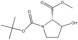 BOC-羟脯氨酸-甲酯,,结构式