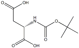 BOC-天冬氨酸, , 结构式