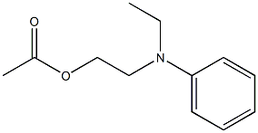 N-乙基-N-乙酰氧乙基苯胺,,结构式