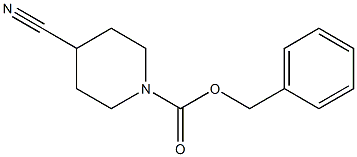 N-CBZ-4-cyanopiperidine Struktur