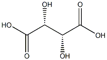 (2R,3R)-2,3-dihydroxysuccinic acid Structure