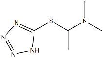 1-二甲氨基乙基-1,2,3,4-四氮唑-5-硫醇, , 结构式