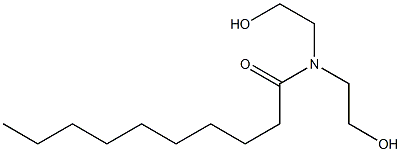 癸酰二乙醇胺, , 结构式