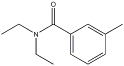 N,N-Diethyl-m-toluamide Struktur