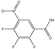 2,3,4-三氟-5-硝基苯甲酸,,结构式