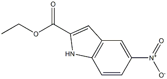 5-nitroindole-2-carboxylic acid ethyl ester Structure