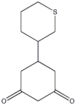 5-(TETRAHYDRO-2H-THIOPYRAN-3-YL)-1,3-CYCLOHEXANEDIONE 化学構造式