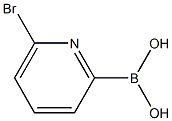 6-Bromopyridin-2-ylboronic acid 化学構造式