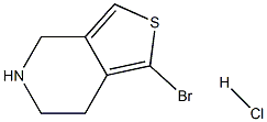 1-BROMO-4,5,6,7-TETRAHYDROTHIENO[3,4-C]PYRIDINEHYDROCHLORIDE Structure