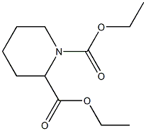 Ethyl 1-ethoxycarbonylpiperidine-2-carboxylate Struktur
